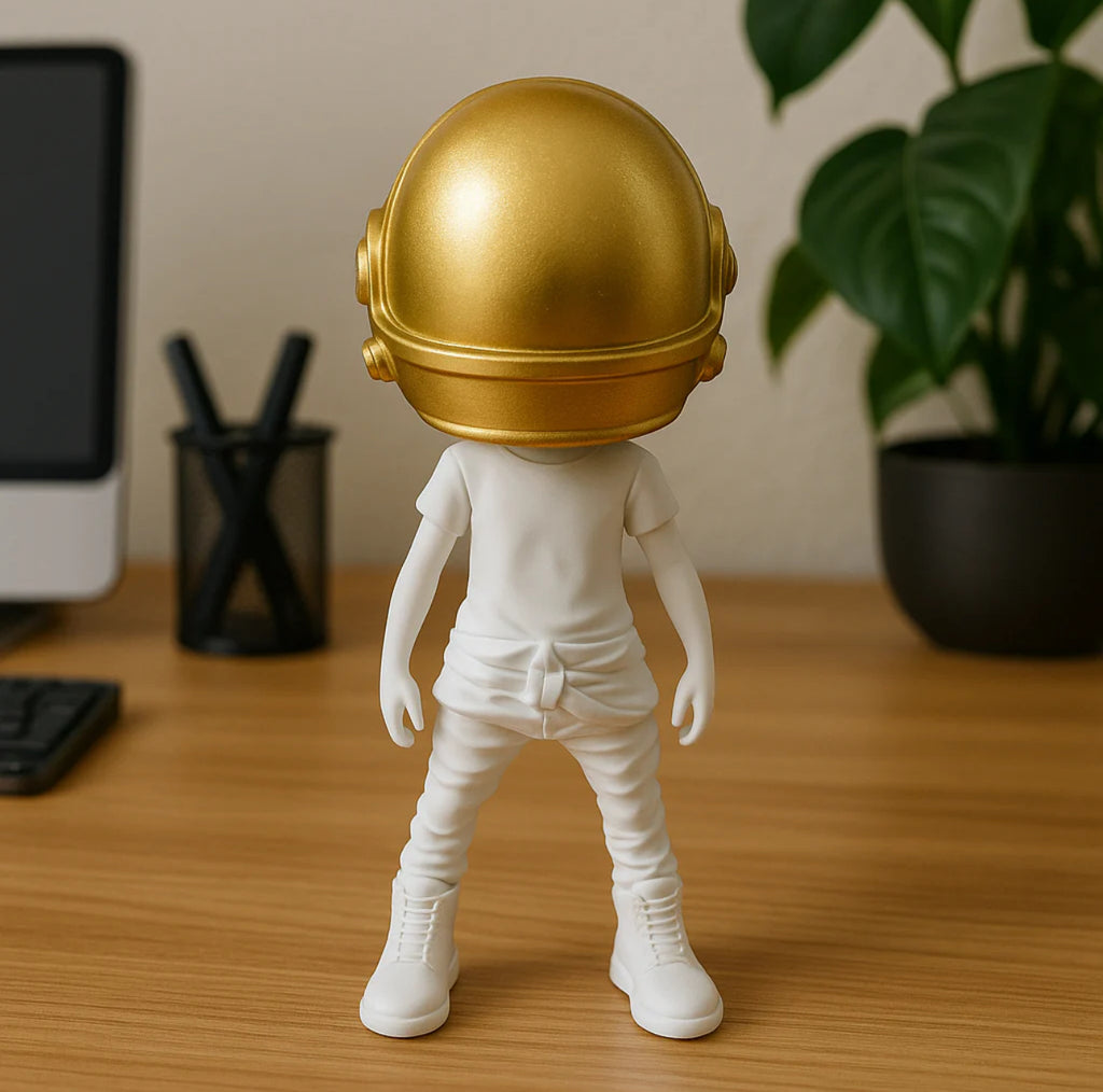 Modern Urban Astronaut Collectible Figurine