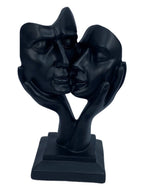 Golden Abstract Couple Sculpture