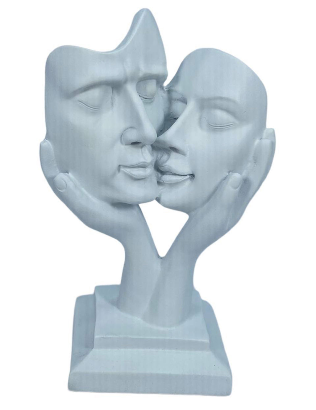 Golden Abstract Couple Sculpture