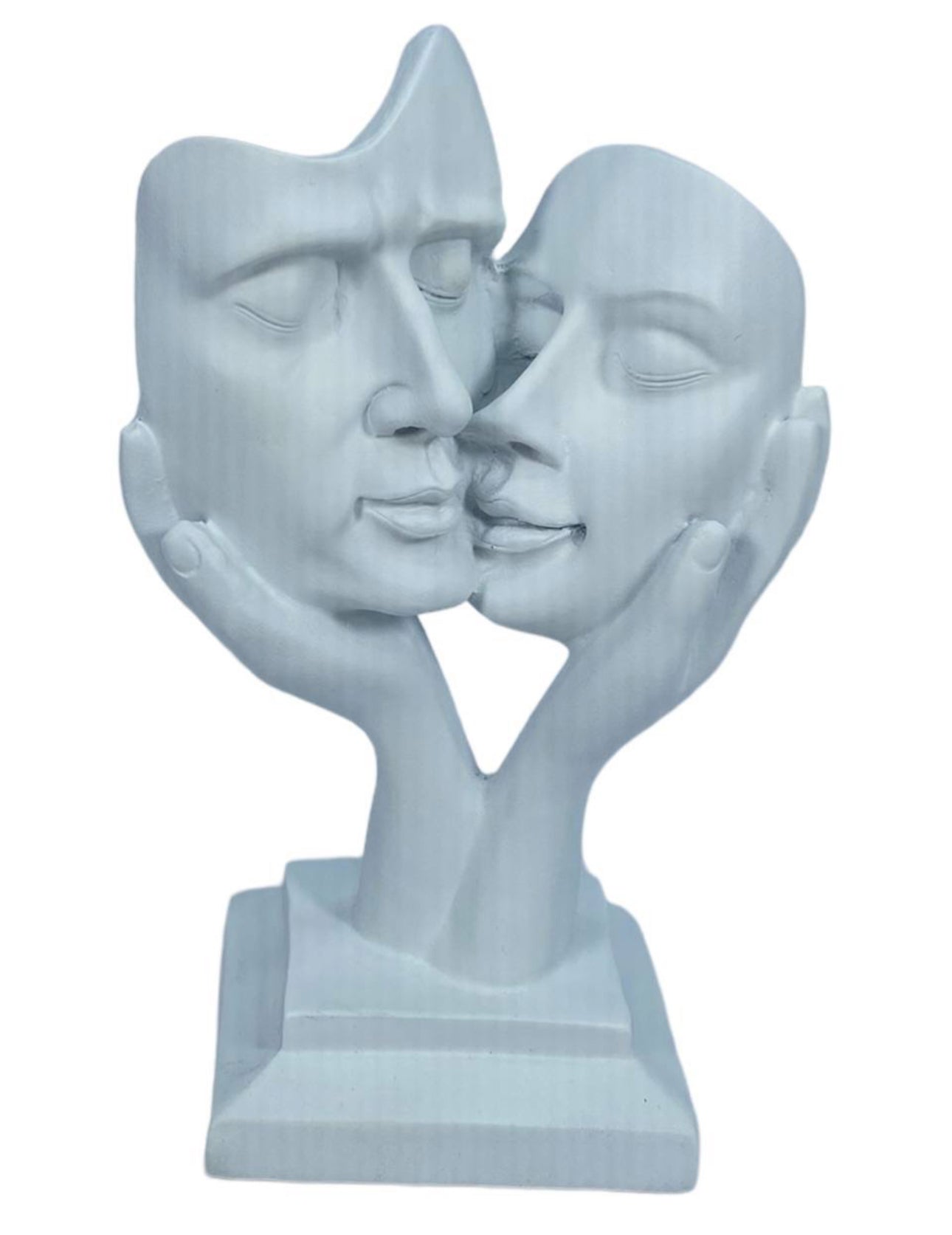 Golden Abstract Couple Sculpture