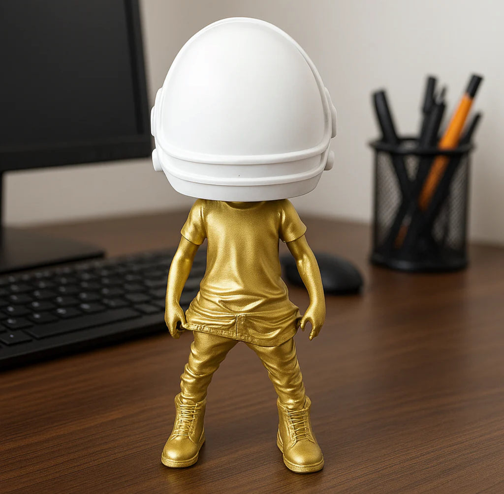 Modern Urban Astronaut Collectible Figurine