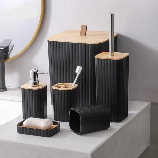 6 pcs luxury bathroom set