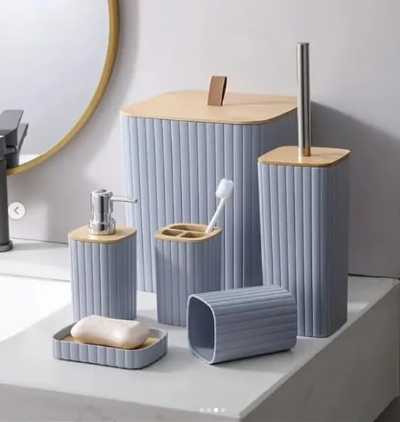 6 pcs luxury bathroom set