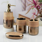 Luxury Ceramic Bathroom Accessories Set – 4 Pieces