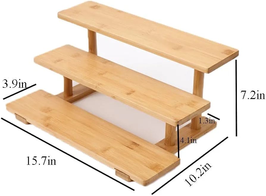 Modern Bamboo Rack Organizer 